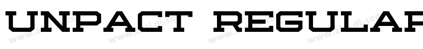 Unpact Regular字体转换